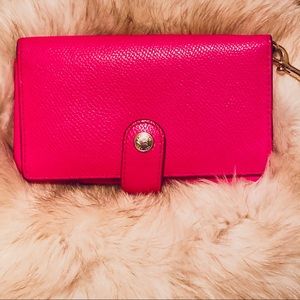 Authentic Coach Ruby Pink Wallet/ Wristlet